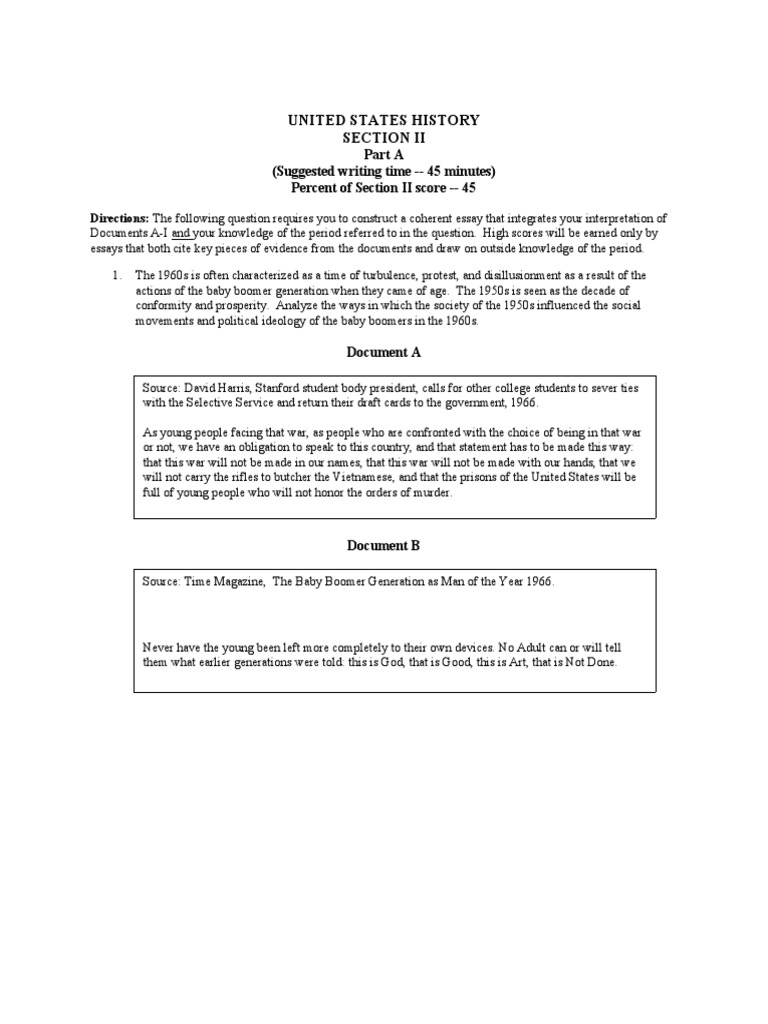 Ap history dbq examples image