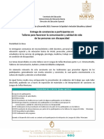 3- Jornada Estatal 2021 ENTREGA DE CONSTANCIAS Talleres para favorecer la comunicación y calidad de vida