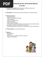 ANTOLOGÍA_ fábulas 2° grado