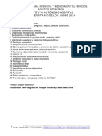 Terapia Intesiva y Medicina Critica M Adultos y Pediatrica 2021