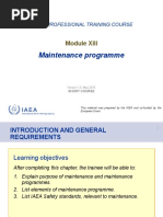 Module13 Maintenance Programme-SHORT COURSE