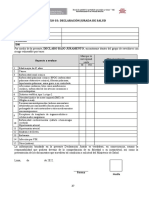 Anexo 03 Declaracion Jurada de Salud 2022