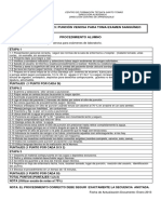 Lista de Cotejo Puncion Venosa para Toma Examen Sanguineo