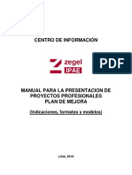 Plan de mejora