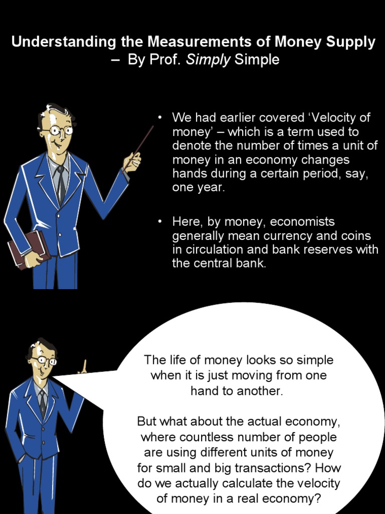 Prof. Simply Simple - Measurements of Money Supply | PDF | Money Supply ...