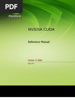 CUDA Toolkit Reference Manual