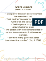 Calculator - Parent Activity 2