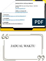 JADUAL WAKTU, BERTUGAS & PENSENDIRIAN