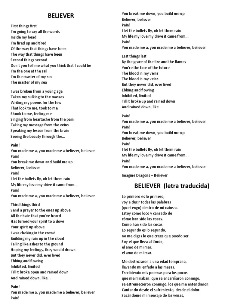 Believer | PDF