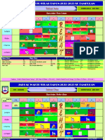 Jadual Tahap 1 (38 Minggu)