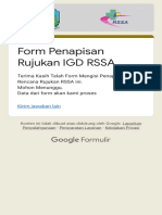 Form Penapisan Rujukan IGD RSSA 3
