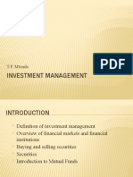 Investment Management: T.P. Mtonda
