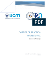 Dossier Práctica Profesional Psicología 2022