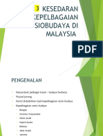 Bab 3 - Kesedaran - Kepelbagaian - Sosiobudaya - Di - Malaysia