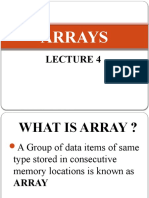 ARRAYS LECTURE 4: Everything You Need to Know About Arrays
