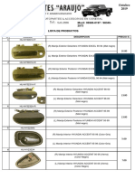 LISTA de Productos 2019 Octubre