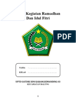 Buku Kegiatan Bulan Ramadhan 1