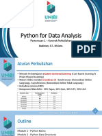 Pertemuan 1 - Python For Data Analysis