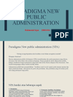 Paradigma New Public Administration Rahmatul Fajar