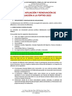 Guia de Afiliación y Renovación de Afiliación A La FDPTKD 2022