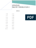 UJIAN SUMATIF  - Skema Tingkatan 4