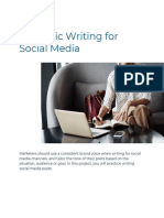 4.3 Strategic Writing For Social Media - Worksheet
