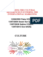 Analizing The Culturel Differences