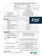 Eaton Power Xpert 9395P 600kVA/550kW UPS Technical Specification