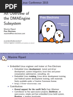 An Overview of The Dmaengine Subsystem: Free Electrons