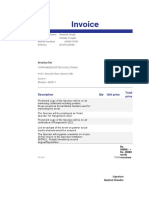 TOPRANKERS Freelance Invoice