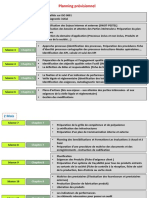 Planning Prévisionnel de La Formation ISO 9001 Version 2015-2