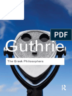 The Greek Philosophers - From Thales To Aristotle - PDF Room