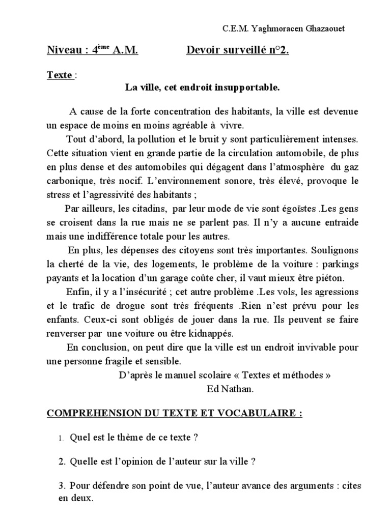 La Ville | PDF