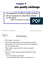 The Uniqueness of Software Quality Assurance - The Environments For Which SQA Methods