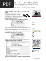 Display values of SQL variables in ACS Run SQL Scripts