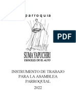 Instrumento de Trabajo Para La Asamblea Parroquial