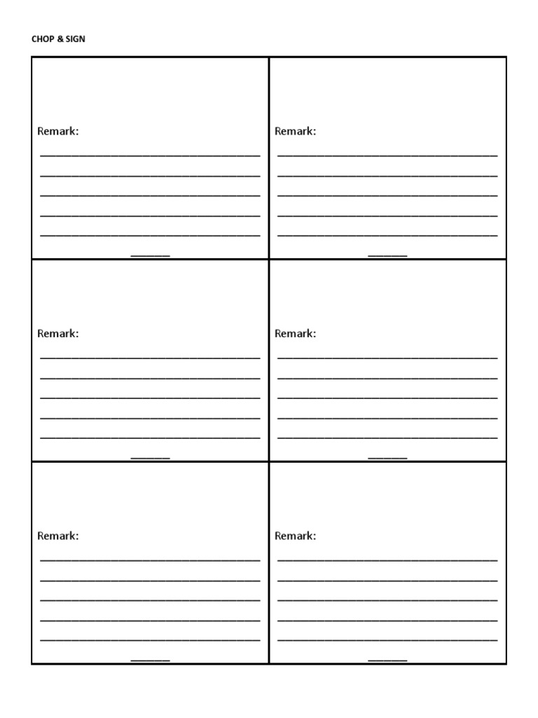 CHOP & SIGN Document Overview | PDF | Business | Finance & Money Management