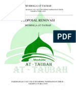 RENOVASI MUSHOLLA AT-TAUBAH