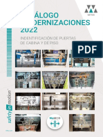 Catálogo modernizaciones Wittur 2022 puertas piso cabina