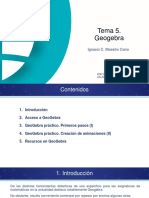 Aprendizaje y Enseñanza de Las Matemáticas. Master de Profesorado de Secundaria (UNIDAM) - Tema 11