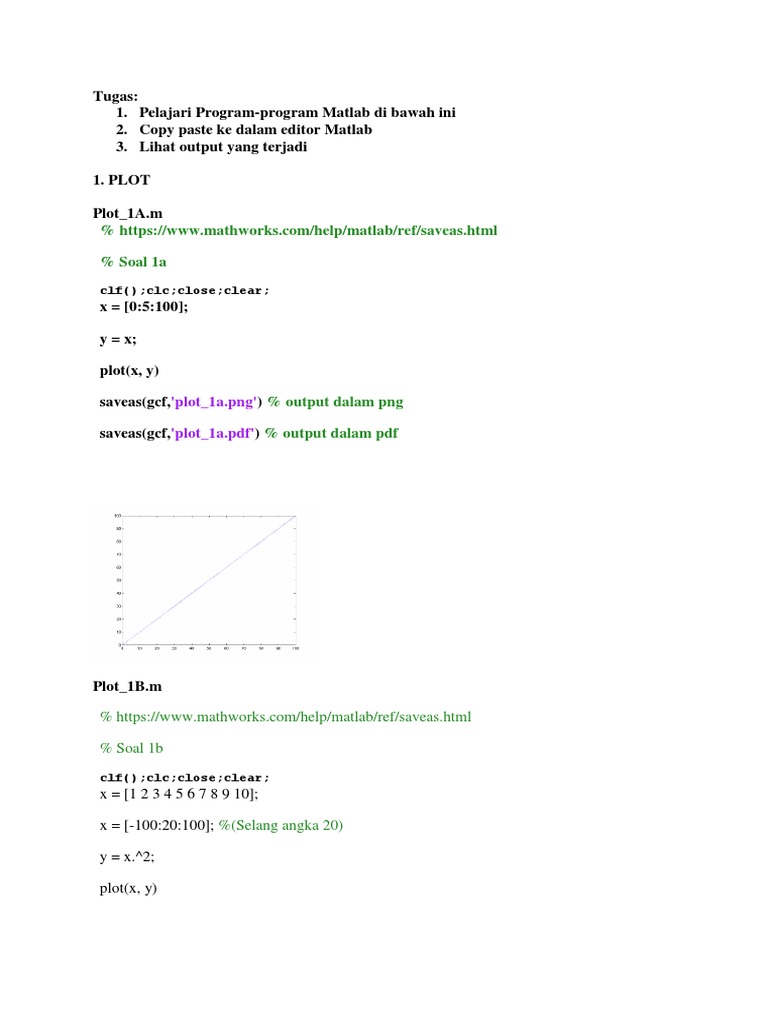 Tutorial Matlab | PDF
