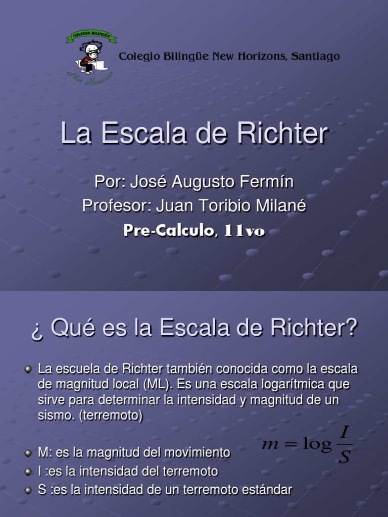 Hoja De Trabajo De La Escala De Richter Cómo Se Mide Un Terremoto?