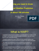 Everything You Need To Know Numerical Weather Prediction: in About 100 Minutes