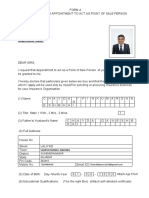 Form A - POS Application