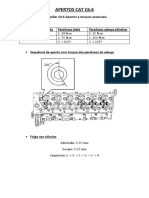 Intruções Aperto CAT C6-6