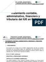 Boletin Tecnico 02-2022 Tratamiento Contable Administrativo Financiero y Tributario Del Iue en Bolivia