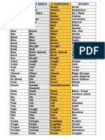 Regular and Irregular Verbs