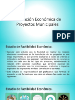 Evaluación Economica D Eproyectos Municipales