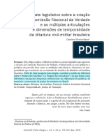 Caroline Silveira Bauer - O Debate Legislativo Sobre A Criação Da Comissão Nacional Da Verdade