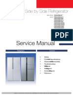 Side by Side Refrigerator: Service Manual